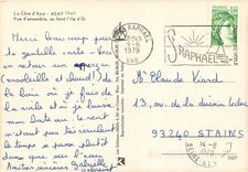 CPM La Cote d Azur Agay Var Vue d ensemble au fond l Ile d Or