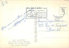 CPM Souvenir de Savoie En Savoie Les Grands Rochers Alpestres Chalets sous la neige ay pied des Grands Sommets