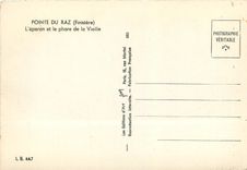 CPA Pointe du Raz Finistere L eperon et le phare de la Vielle