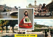 CPA Souvenir de Lyon Poupee