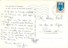 CPA Un joli Coin de Bretagne Le Lac de Guerledan C du N