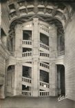 CPM Le Chateau de Chambord Le Grand Escalier double