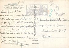 CPM En Touraine Cere la Ronde Indre et Loire Le Chateau de Razay Colonie de vacances