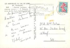 CPM Les Merveilles du Val de Loire en Touraine Beuvez tousjours ne mourrez jamais F Rabelais cave de M Couly Dutheil a C