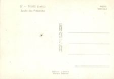 CPM Tours Jardin des Prebendes