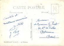 CPM Rambouillet le Chateau