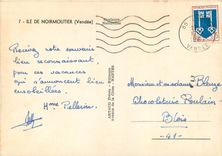 CPM Ile de Noirmoutier Vendee Port de l'Herbaudiere Plage des Dames Passage du Gois