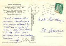 CPM Ile de Noirmoutier Le Pont reliant l Ile au Continent Longueur Largeur Hauteur piles