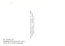 CPM Tours Cathedrale Saint Gatien Portails de la facade occidentale