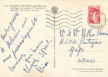 CPM Balaruc Les Bains Herault La plage Le casino et Tourisme et Travail Le V V F Le port