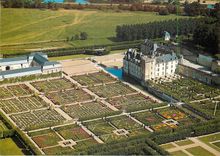 CPM Chateaux de la Loire Villandry Indre et Loire Le Chateau et les Jardins Renaissance