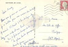 CPM Souvenir de Lyon