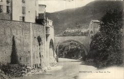Entrevaux - the Bridge of the VAr - CPA