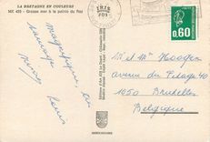 CPM Grosse Mer a la Pointe du Raz La Bretagne en Couleurs