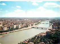 CPM Lyon Perspective des Ponts sur le Rhone