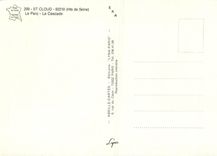 CPM St Cloud (Hts de Seine) Le Parc La Cascade