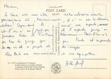 CPM Egypt Statu Doree de la Deesse Selketh