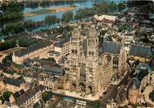 CPM Tours (Indre et Loire) Merveilles du Val de Loire La Cathedrale Saint Gatien (XIIIe XVIe Siecles)