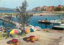 CPM Saint Florent (Corse) Le Pont de l'Aliso Charmes et Couleurs de la Corse Bateau