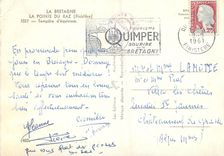 CPM La Pointe du Raz (Finistere) La Bretagne Tempete d'Equinoxe