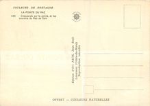 CPA La Pointe du Raz Couleurs de Bretagne Crepuscule sur la Pointe et les Courants du Raz de Sein