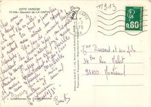 CPA Cote Varoise Souvenir de la Capte