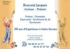 CPM Bescond Jacques Artisant Peinte 3 ans d'Experience a votre Service