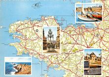 CPM la Bretagne Saint Malo le Calvaire de Saint Thegonnec la Pointe du Raz la Tour du Connetable a Vannes