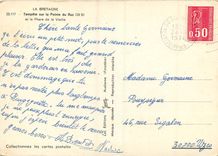 CPM la Bretagne Tempete sur la Pointe du Raz et le Phare de la Vieille