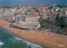CPM Biarritz l'Hotel du Palais Ancienne Residence de l'Imperatrice Eugenie de Montijo