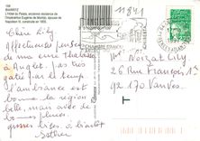CPM Biarritz l'Hotel du Palais Ancienne Residence de l'Imperatrice Eugenie de Montijo