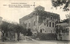 Cagnes - Surroundings of Nice - Old Castle of Galmaldi - CPA