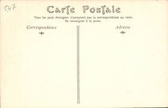 Pomenade of the Dimension of Azure - peasant - ass - donkey - CPA