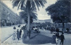 Nice - the Park - Massena Avenue - CPA