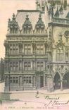 CPA Arras L'Hotel de Ville Detail de la Facade