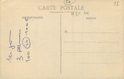 CPA Gerbeviller La Guerre en Lorraine en 1914 La Place du Chateau apes le Bombardement Militaria