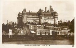 CPA Chateau Pierrefonds Cote du lac