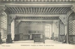 CPA Pierrefonds Interieur du Chateau La Salle des Ducs