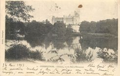 CPA Pierrefonds Chateau vu du Bois d'Haucourt