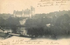 CPA Pierrefonds La Gare et le Chateau