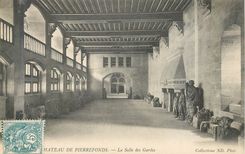 CPA Chateau de Pierrefonds La Salle des Gardes