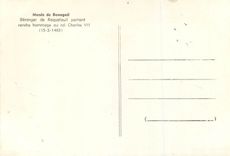 CPM Musee de Bonaguil Berenger de Roquefeuil Partant Rendre Hommage au Roi Charles VII (15 Fev 1483)