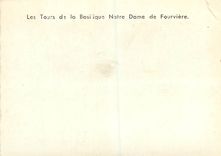 CPM les Tours de la Basilique Notre Dame de Fourviere