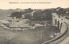 CPA Marseille la Corniche Pont de la Fausse Monnaie