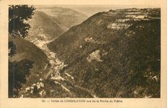 CPA Vallee de Consolation vue de la Roche du Pretre
