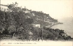 Nice - the Boron Mount and the Castle - CPA