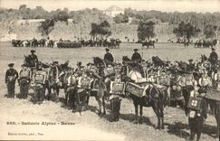 Nice - Battery Alpine - Review - Militaria - CPA Alpine hunters