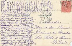 CPA Rennes passerelle de la grande cascade du thubor