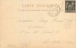 CPA Rennes le palais de justice nd phot (carte 1900)