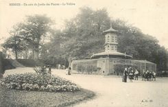 CPA Rennes un coin du jardin des plantes la voliere
